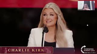 Full speech of Erika Kirk at Charlie Kirk's memorial in Arizona