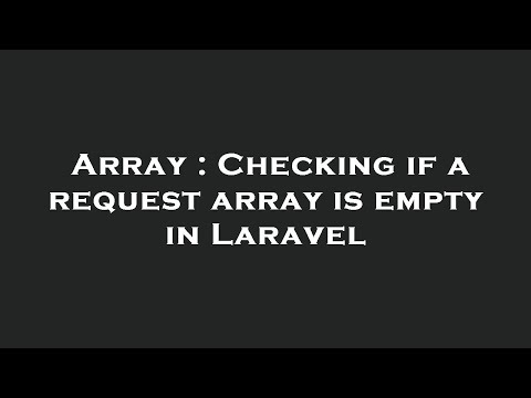 Array : Checking