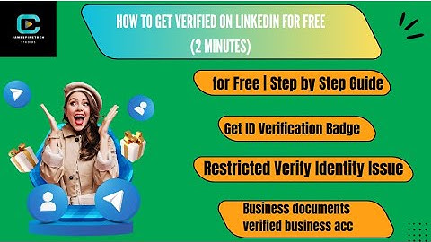 How to Get Verified on LinkedIn for Free 2025 (2 Minutes) ✅ Step by Step Guide ✅ Restricted Identity