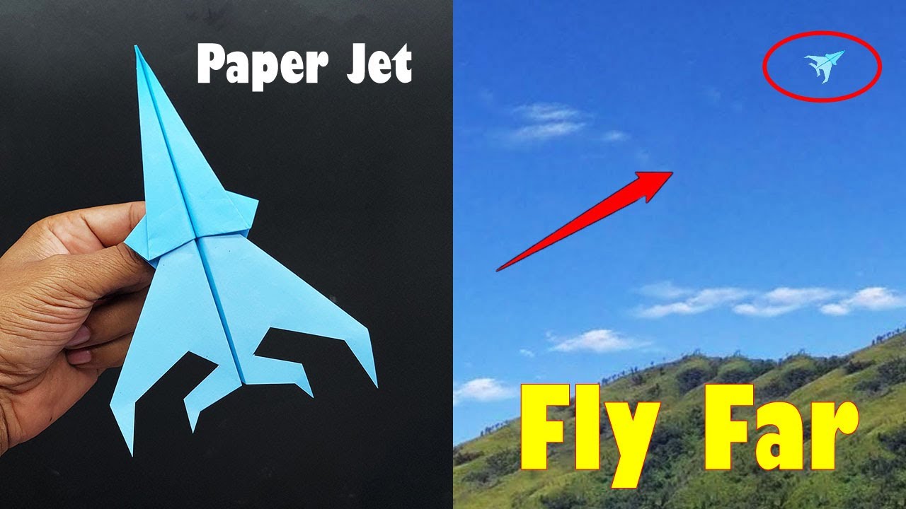 How to Make Paper Jet Easy That Fly Far - Paper Plane Easy - YouTube