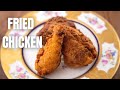 Fried chicken  classic simple recipe crispy  juicy