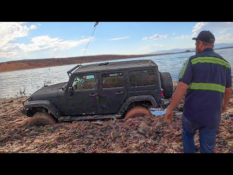 Jeep Stuck In The Mud Pit, Where's Mischief Maker?