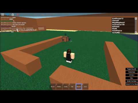 Roblox Sandbox 1 How To Build A Basic House Youtube - how to play sandbox on roblox d youtube