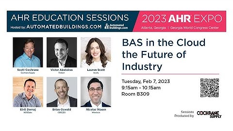 AHR 2023 Educational Session - BAS in the Cloud