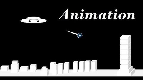 How to do animation in PowerPoint – An UFO fired LASER gun to blast a city building