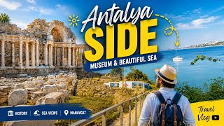 Antalya Side 🇹🇷 Hidden Gem! Ancient Ruins &amp; Stunning Sea Views | Vlog