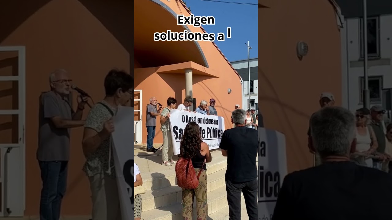 Concentración por la Sanidad Pública en O Rosal