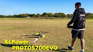 ラジコンヘリ　F3N世界チャンプが飛ばすXLPower PROTOS 700EVOの驚異の3Dフライト∑(ﾟДﾟ) Pilot:Kenny Ko