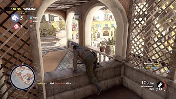 Sniper Elite 4 Multiplayer CTF Marina 34-23