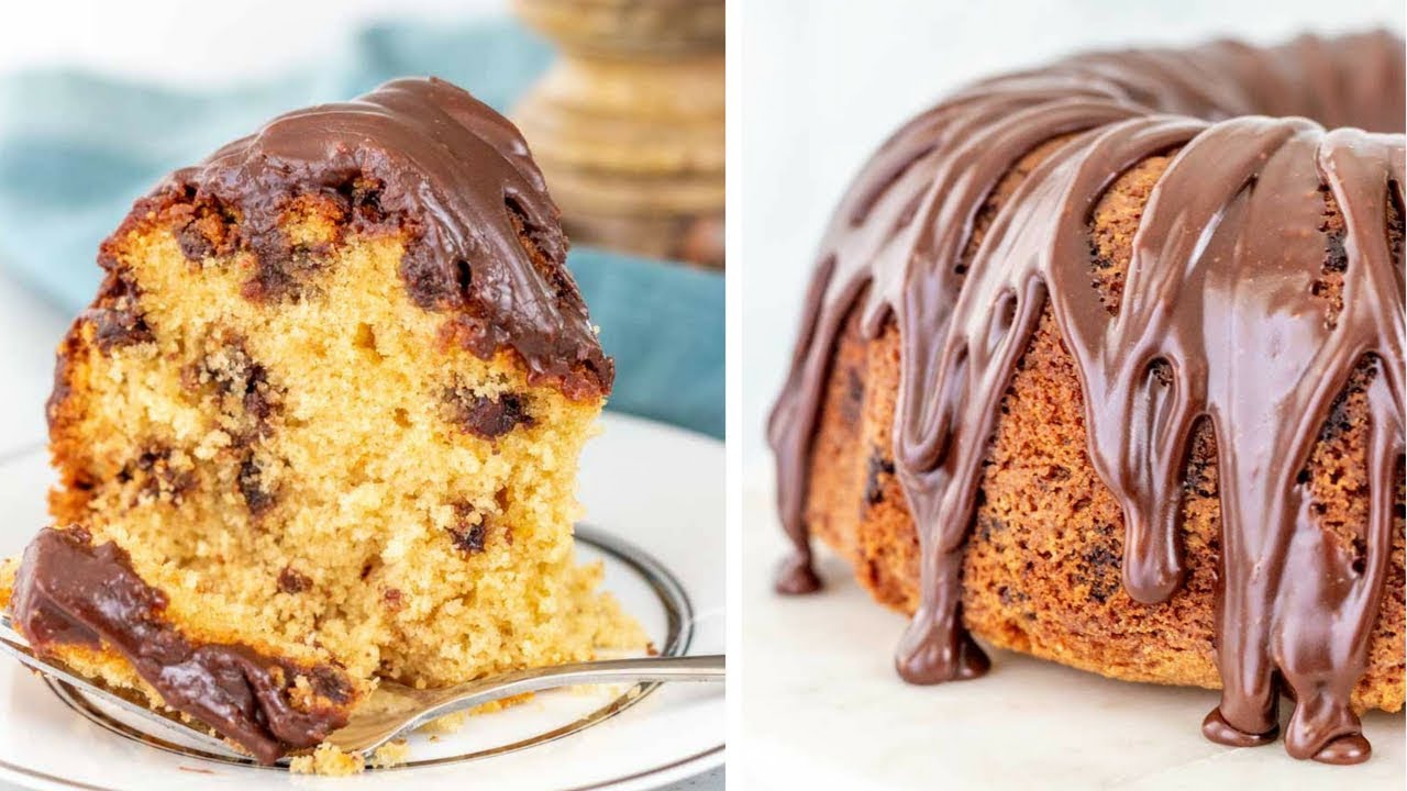 Milk Chocolate Chip Cake Recipe YouTube