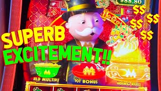 POPPAGE CELEBRATION!!! with VegasLowRoller on Monopoly Slot Machine