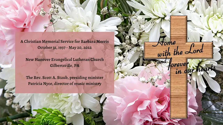 Memorial Service for Barbara Morris