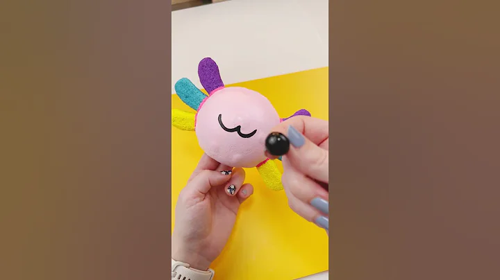 $1 Axolotl Squishy Makeover