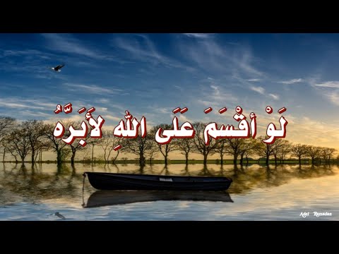 حديث ر ب أش ع ث أغبر م د ف وع بالأب واب ل و أق س م ع ل ى الله لأ ب ر ه