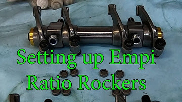 Setting up 1 4 to 1 Ratio Rockers on a VW aircooled engine