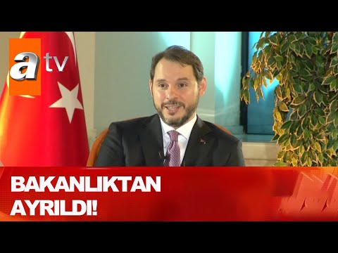 Berat Albayrak bakanlıktan ayrıldı  İstifa talebi onaylandı. - Atv Haber 10 Kasım 2020