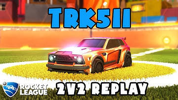 trk511 Ranked 2v2 POV #318 - trk511 & Zamue vs alemz & smashy - Rocket League Replays