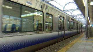 JR西日本225系5000番台E514編成 関空快速関西空港行き発車