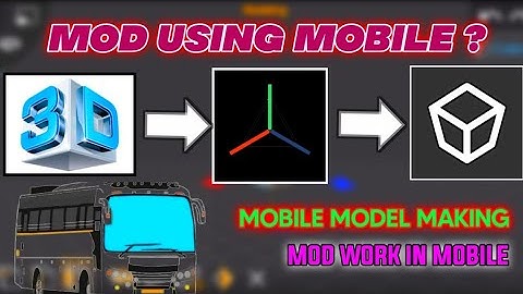 BUSSID MOD Making (part -?) - Export from Prisma 3D (mobile 3D modeling software) Full Tamil