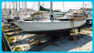 A Beautiful and Relatively AFFORDABLE 50' Bluewater Cruiser [Full Tour] Learning the Lines