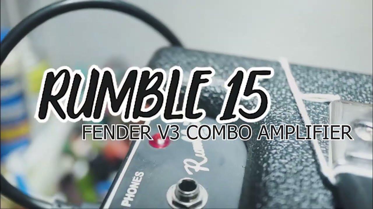 Combo Fender Amplificador de Contrabaixo Rumble 15 V3