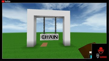 how to make chain furniture in mini block craft || chain furniture ||