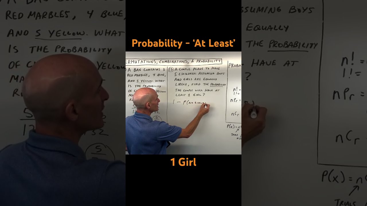 Probability Of Having At Least 1 Girl