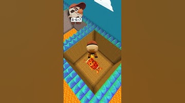Italian Brainrot vs Squid Game Lava Jump (Part 11) #minecraft #shorts #brainrot