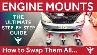 How to Swap Motor Mounts Complete Guide  Ford Focus Mk1 LR