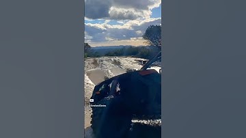 Polaris 4x4 Side by Side Flips Over!!! MUST WATCH!!!