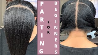 How To Part Hair Using Reference Points Detailed | DIY Parting Detailed