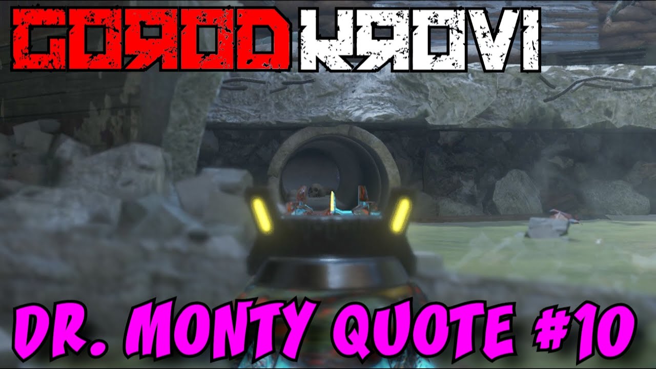 DR. MONTY WISP / QUOTE #10 FOUND! ★ Black Ops 3 Zombies: GOROD KROVI