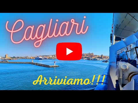 Cagliari Sardegna Italy vista dal traghetto