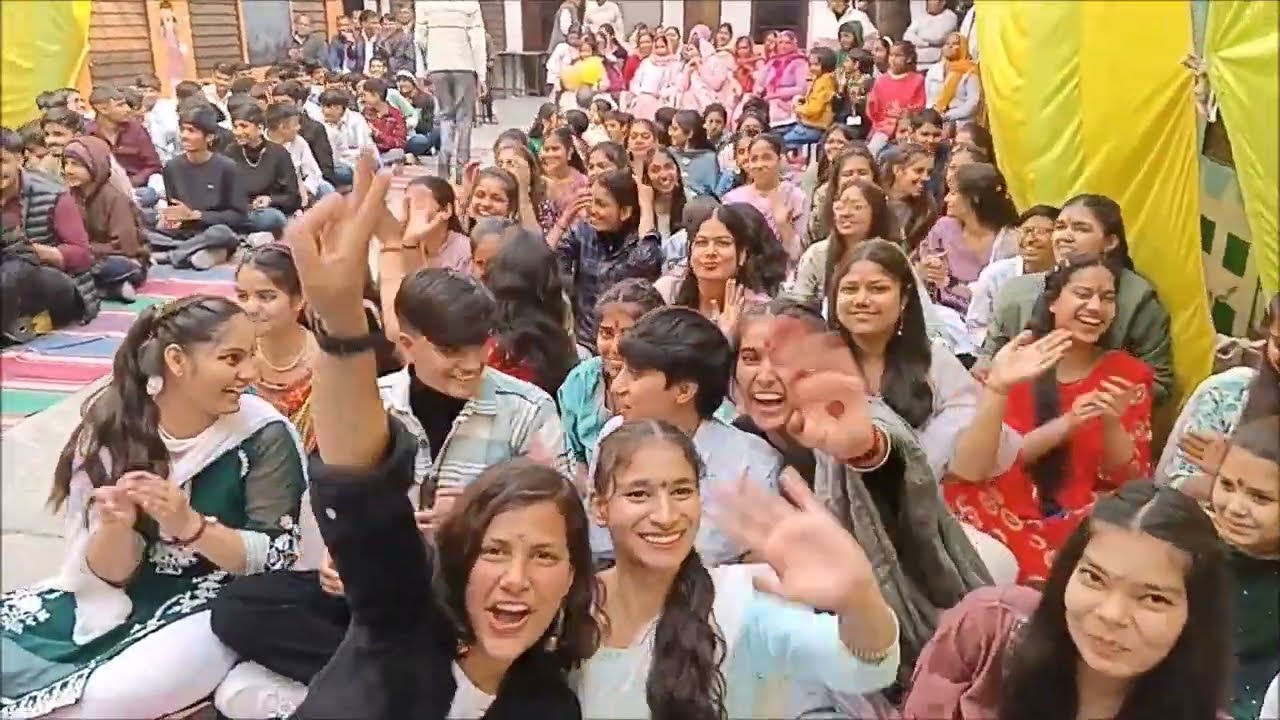 Farewell party in Madhav Vidya Mandir Gothhra B शानदार स्टाफ 