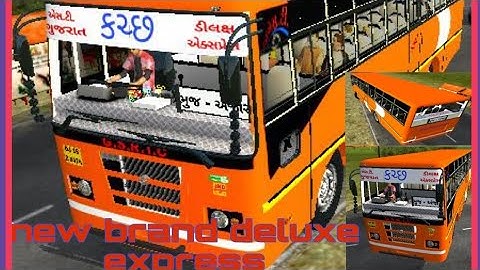 New GSRTC bs6 bus skin //GSRTC ST bus livery // deluxe express //Ravi gaming add //bussid