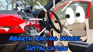 Abarth Racing Wheel Installation