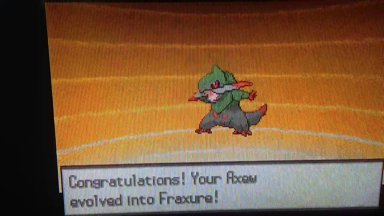 Evolução do axew YouTube