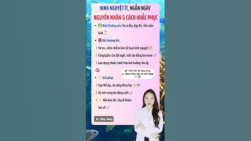 Kinh Nguyệt Ít, Ngắn Ngày – Nguyên Nhân Và Cách Khắc Phục |DrDiệpDung #kinhnguyet #shorts