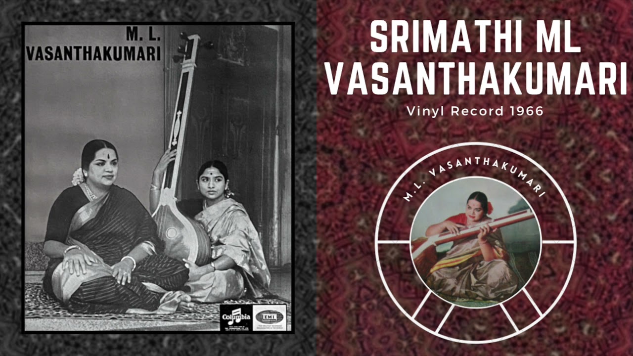 M L Vasanthakumari Vinyl Record 1966 - YouTube