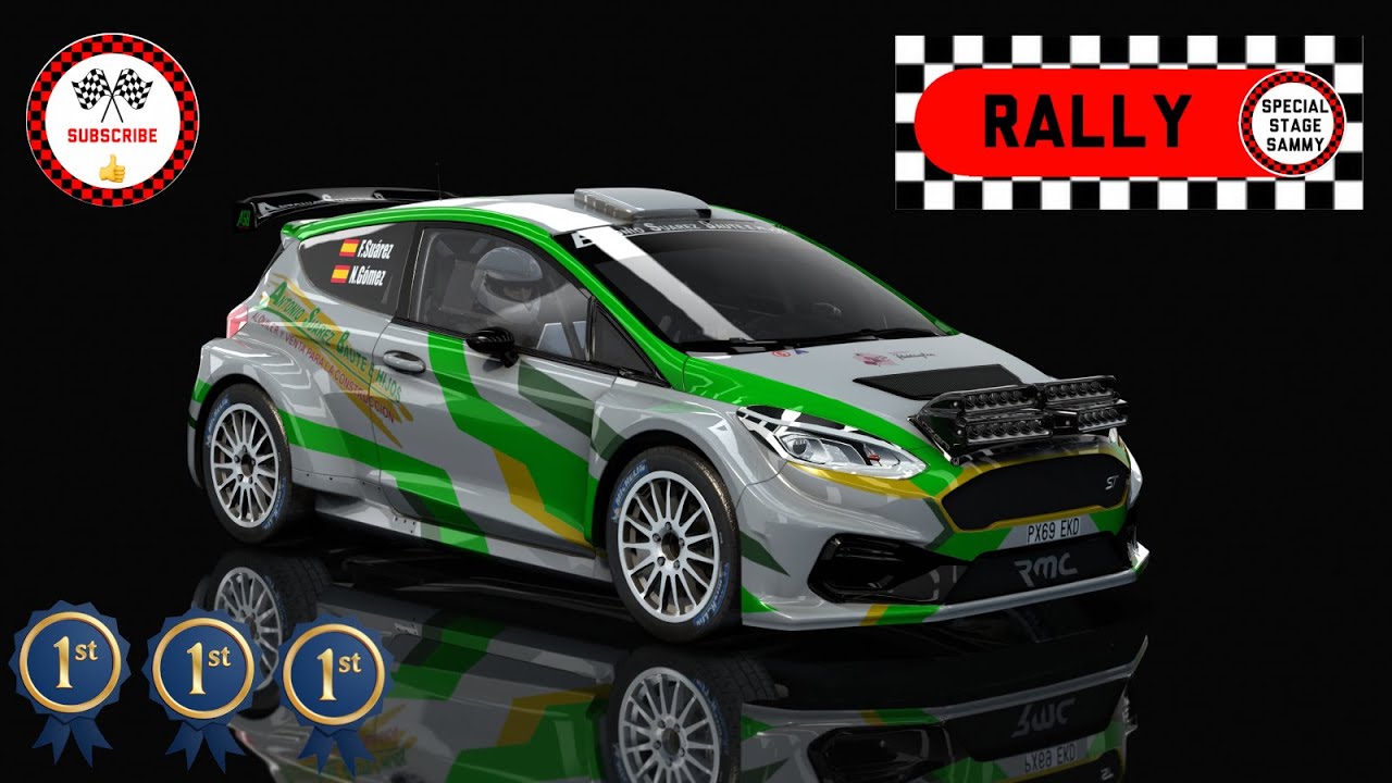 Corsa R5 Rally R5 Ford Fiesta - Wales Rally S2 - Assetto Corsa - YouTube