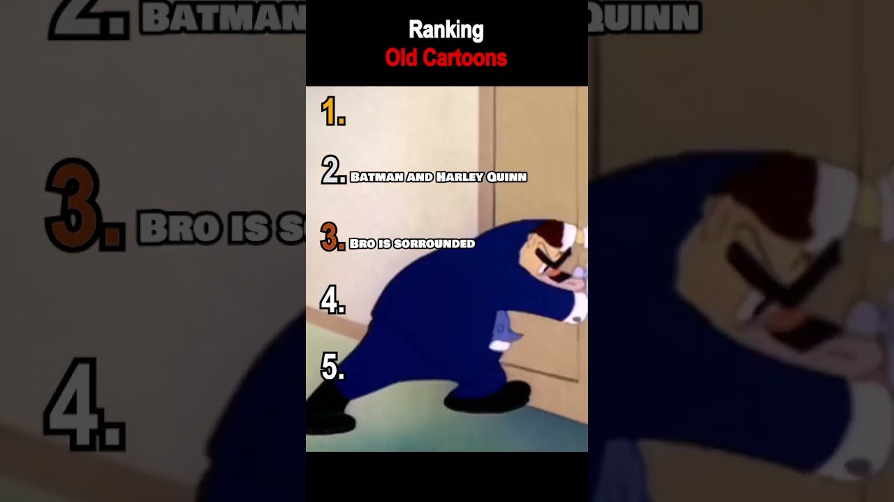 Ranking Old Cartoons 