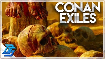 Conan Exiles - Part 1 - Character Creation , Thralls, and Crocs (Early Access)