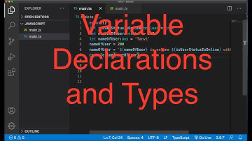 Typescript series episode 3 | Typescript Compiler watch, variable declarations and types