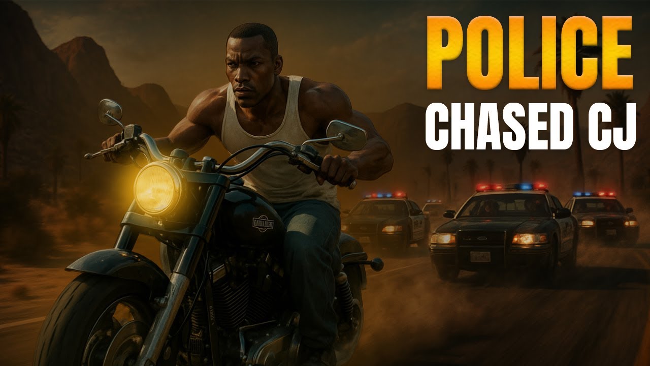 Police Chase CJ in GTA San Andreas 🔥 - YouTube