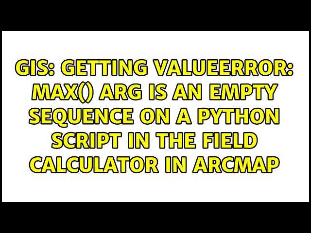 Max Arg Is An Empty Sequence: Unraveling The Concept And Implications