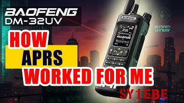 Baofeng DM-32UV APRS Setup 🔧 Digital Location Tracking in Action. How to. / SY1EBE