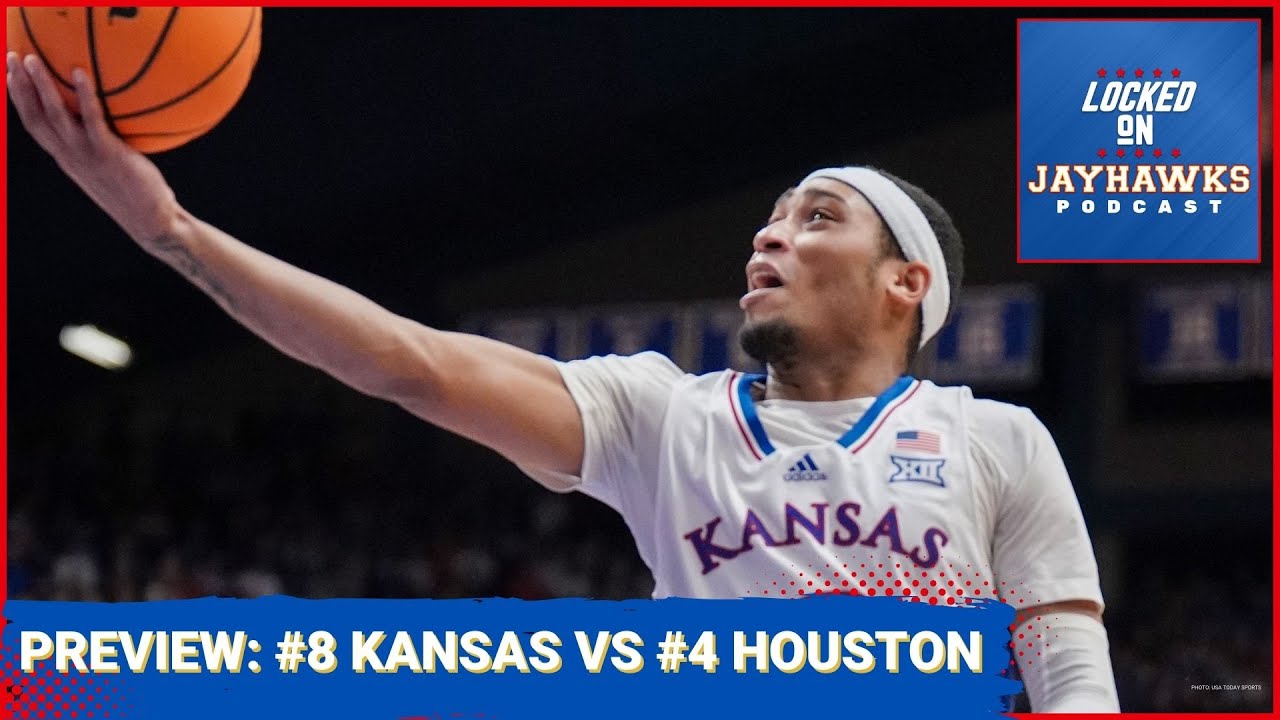 PREVIEW: #8 Kansas Jayhawks Basketball vs #4 Houston Cougars in Must-Win  for KU's Big 12 Title Hopes 
