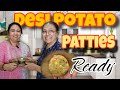 How to make easy delicious desi potato patties  aloo tikki recipe  aloo patties  potato tikki 