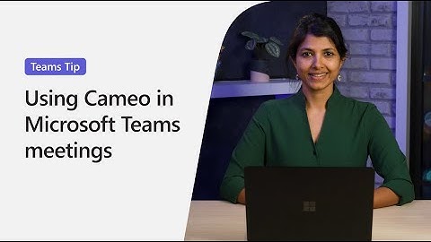 Using Cameo with Recording Studio for Microsoft Teams