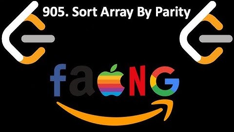 Leetcode 905. Sort Array By Parity